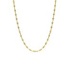 Trendy ketting met schakeltjes goud