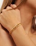 Gouden armband met chains
