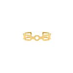 Ring verstelbaar chain kleur goud