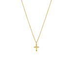 Gouden ketting met kruisje
