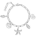 Bedelarmband met schelpjes