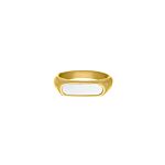 Zegelring Sea Shell kleur goud