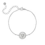 Armband 3 initials parelmoer
