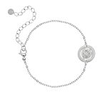 Armband 4 initials parelmoer