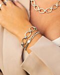 Zilveren statement armbanden