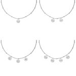 Gepersonaliseerde ketting 2 muntjes