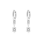 Oorbellen Double Gemstones