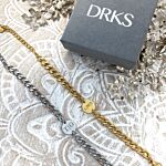Zilveren en gouden armband voor heren