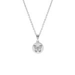 Birth month butterfly ketting