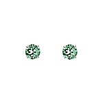 Oorknopjes emerald stone