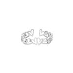 Ring open hearts