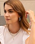 Zilveren mix sieradenlook 