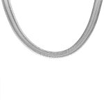 Statement snake chain necklace