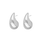 Chunky teardrop oorbellen