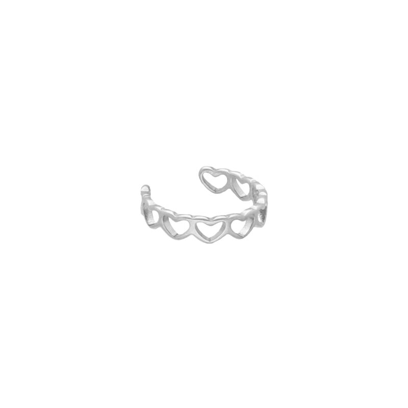 Ear cuff hartjes