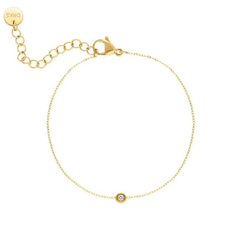Armband sparkle stone goud kleurig