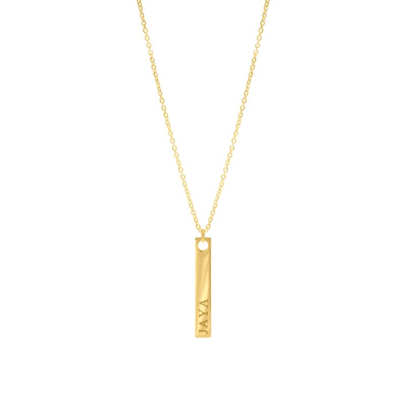 Naamketting Bar Goud