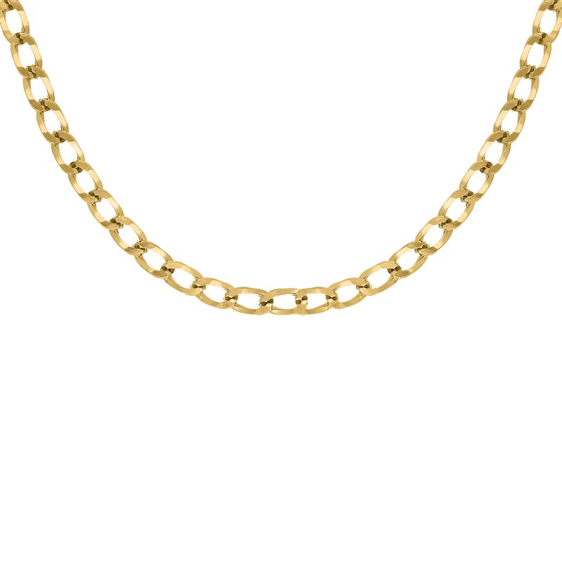 Curb chain ketting goudkleurig