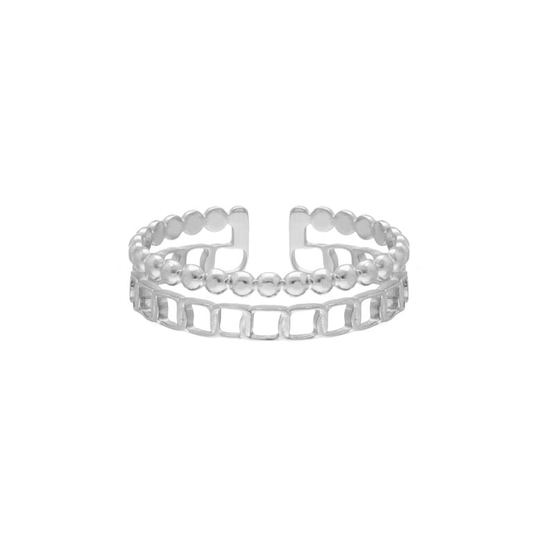 Dubbele ring chain &amp; dots