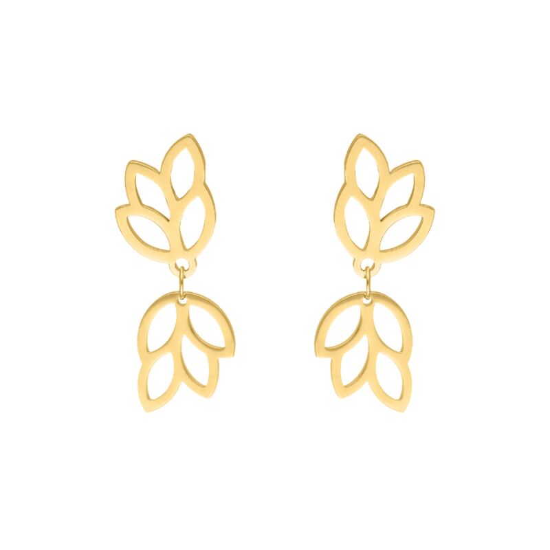 Earrings boho beauty goldplated