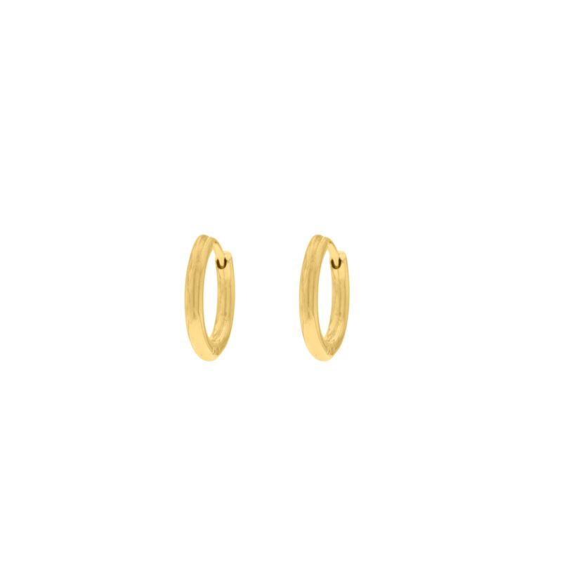 Minimalistische oorringetjes goud