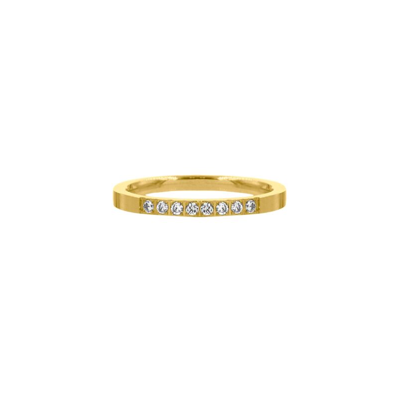 Ring met steentjes goud