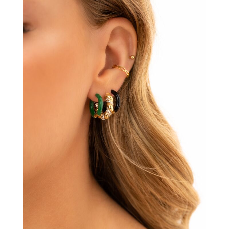 Hot summer earrings black