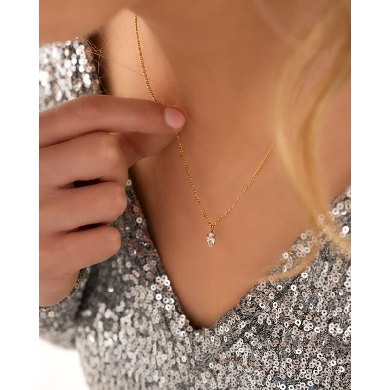 De mooiste marquise sparkle ketting is te shoppen bij Finaste