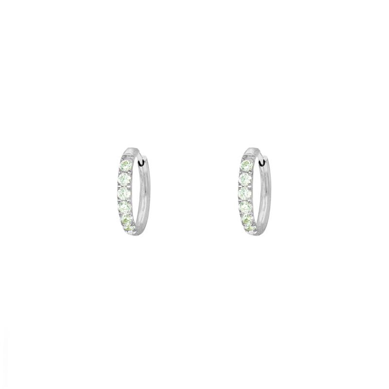 Shiny Oorringetjes Mint 10 Mm 
