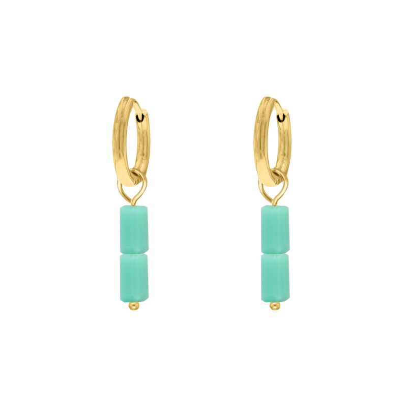Oorbellen ocean goudkleurig