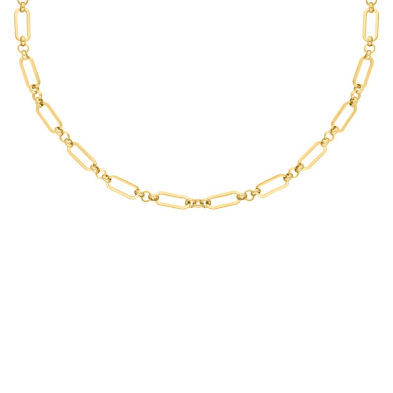 Ketting open chains goudkleurig
