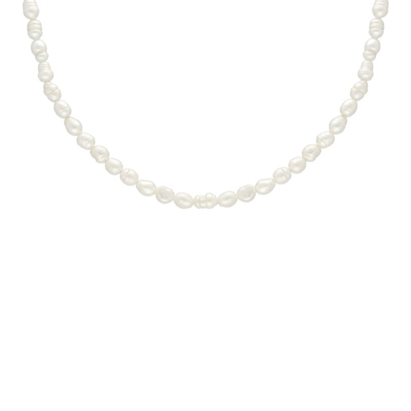 Pearl necklace goldplated
