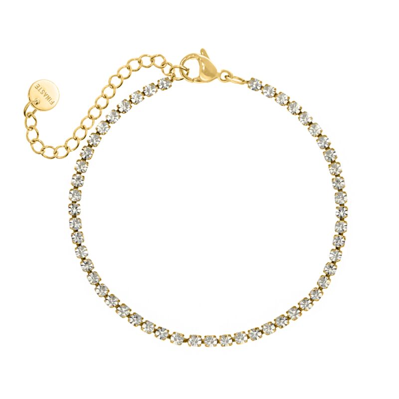 Tennis Bracelet Minimalistisch Goldplated