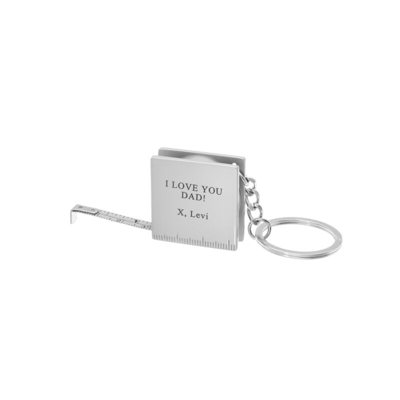 Graveerbare sleutelhanger rolmaat 