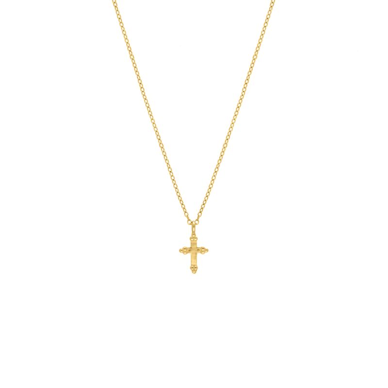 Gouden ketting met kruisje