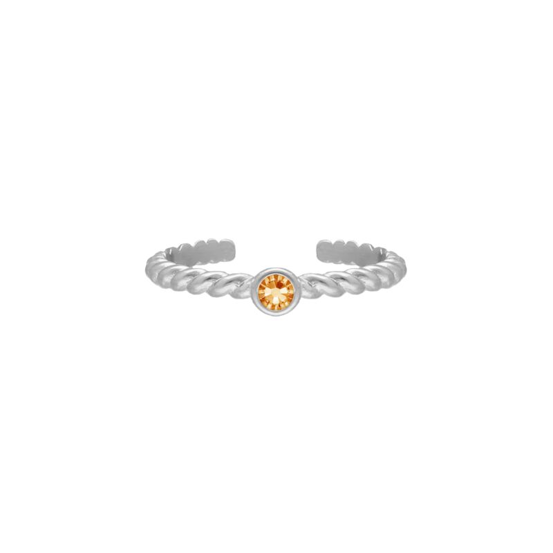 Geboortesteen ring
