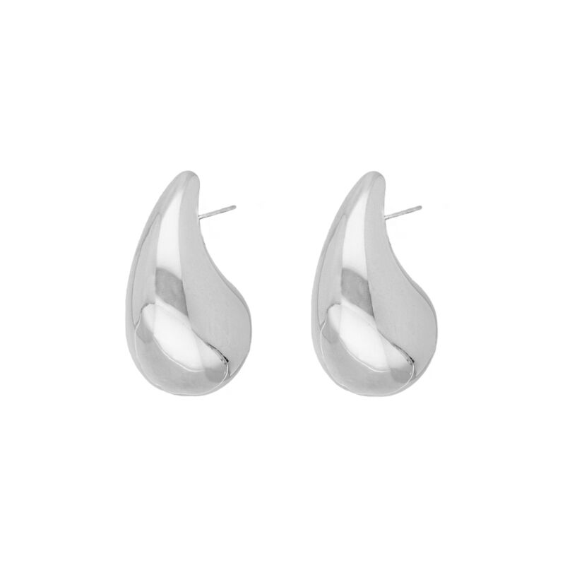 Chunky teardrop oorbellen
