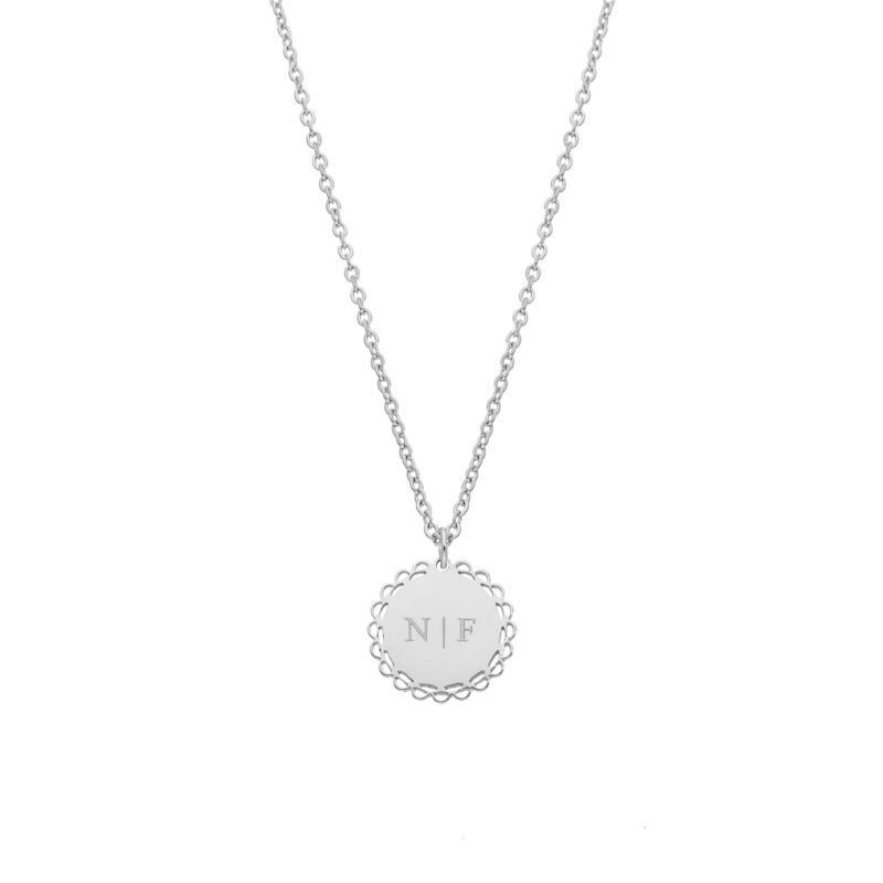 Vintage initial ketting