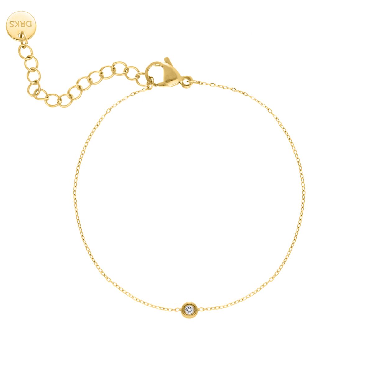 Armband sparkle stone goud kleurig