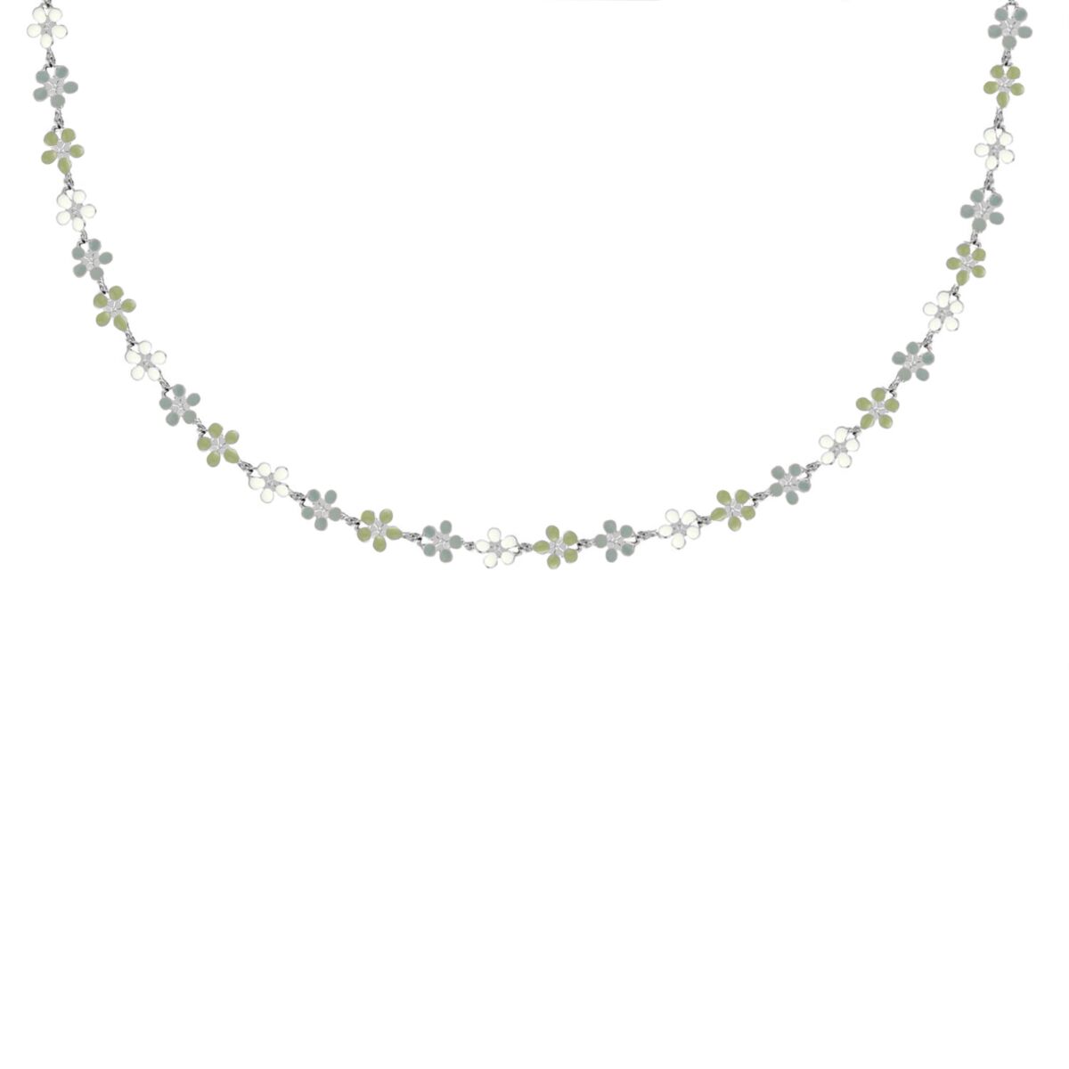 Flower necklace multicolor