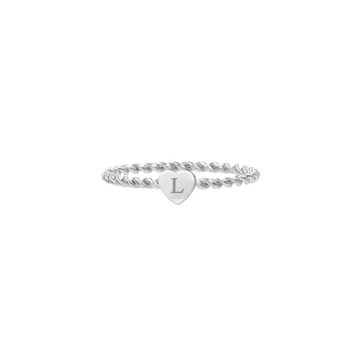 Ring met graveerbaar hartje