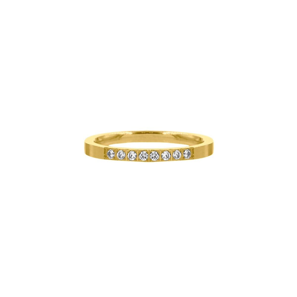 Ring met steentjes goud