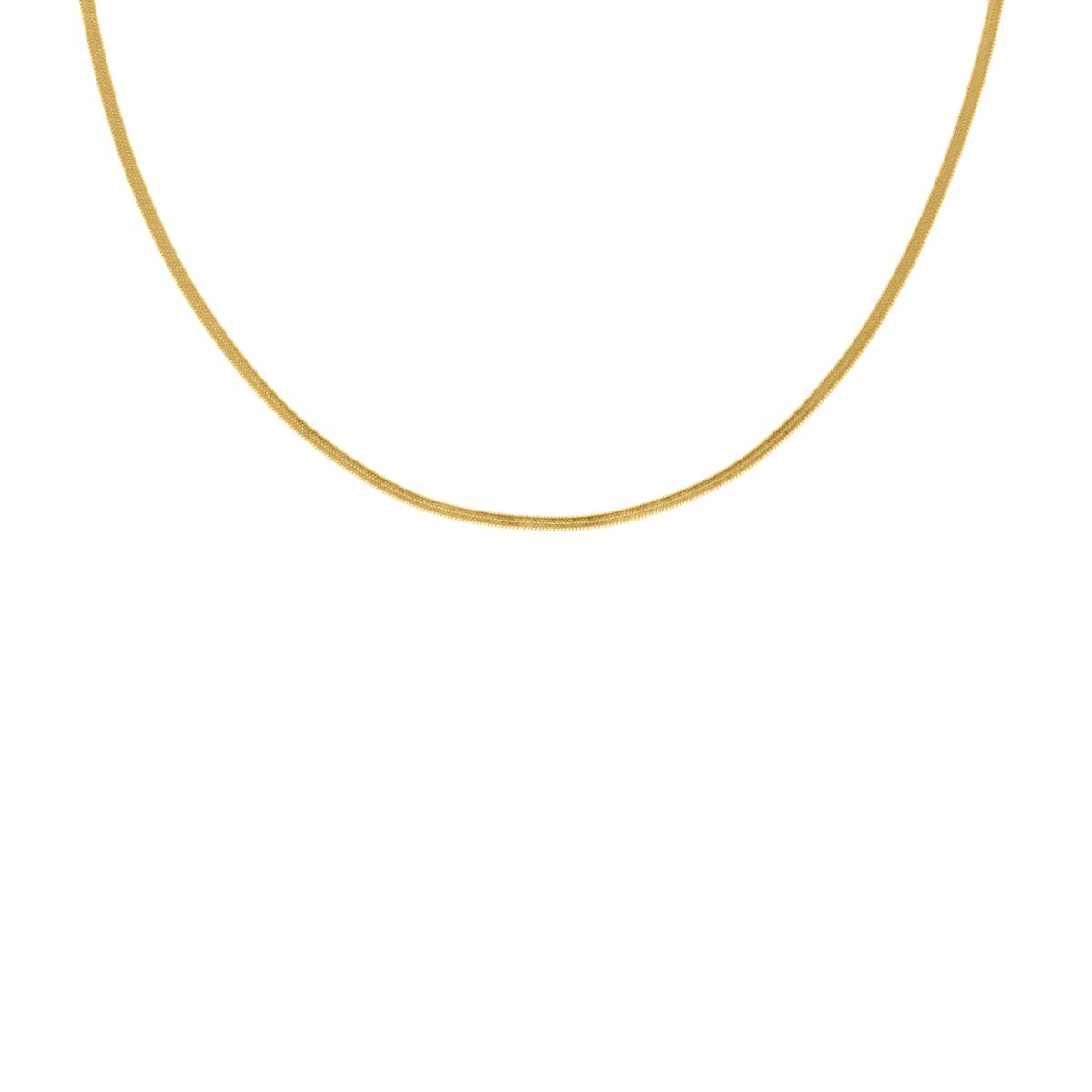 Mini snake ketting goudkleurig