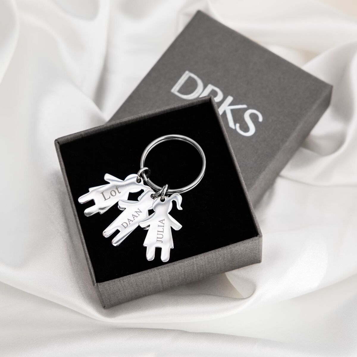 Sleutelhanger met kids namen
