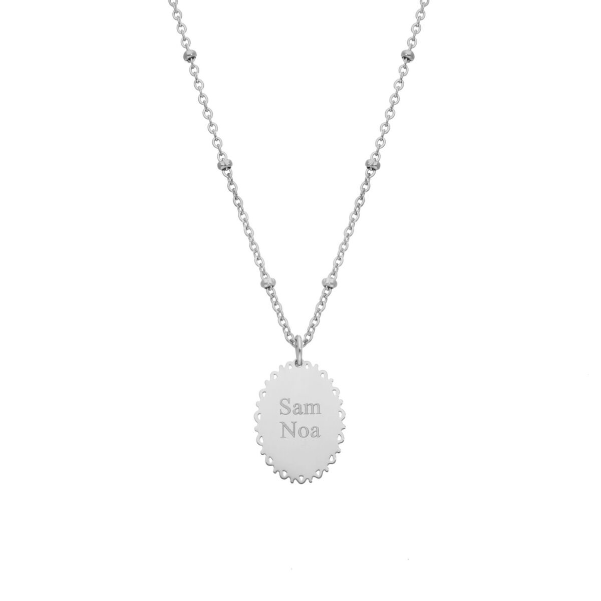 Naam ketting ovaal
