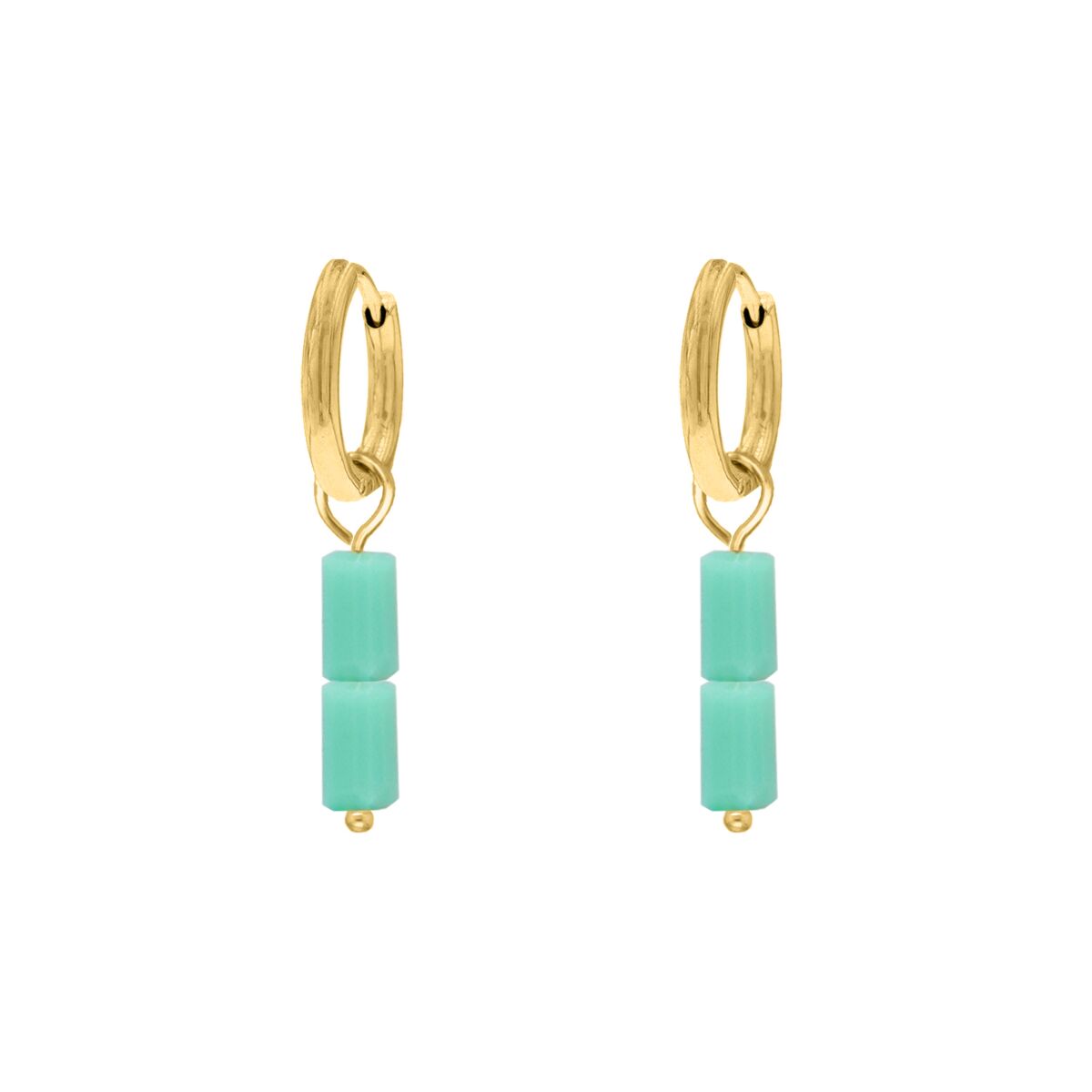 Oorbellen ocean goudkleurig