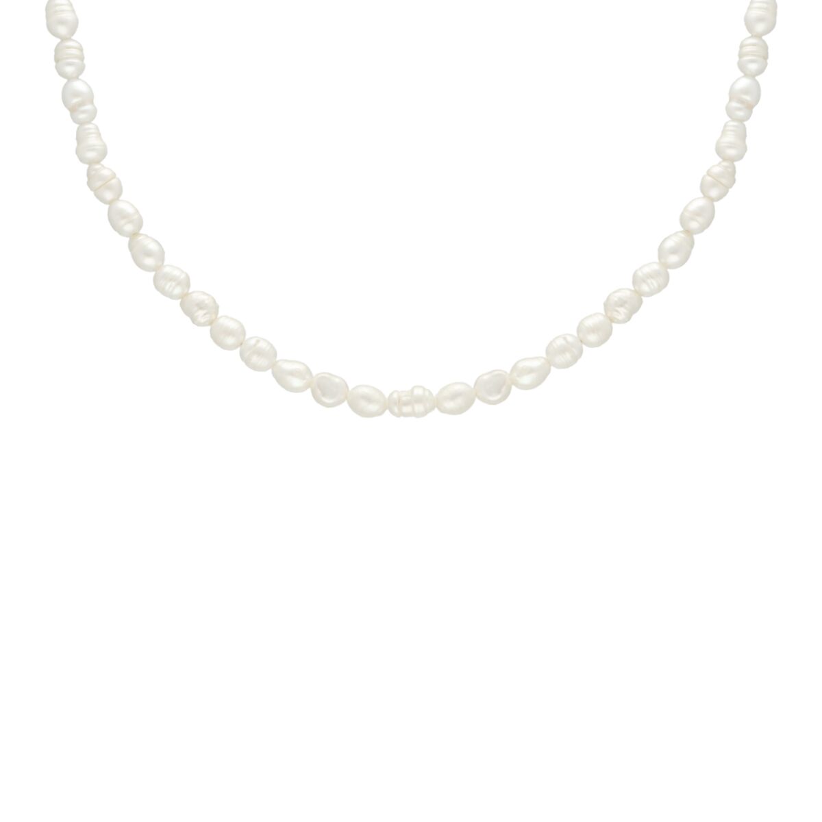 Pearl necklace goldplated