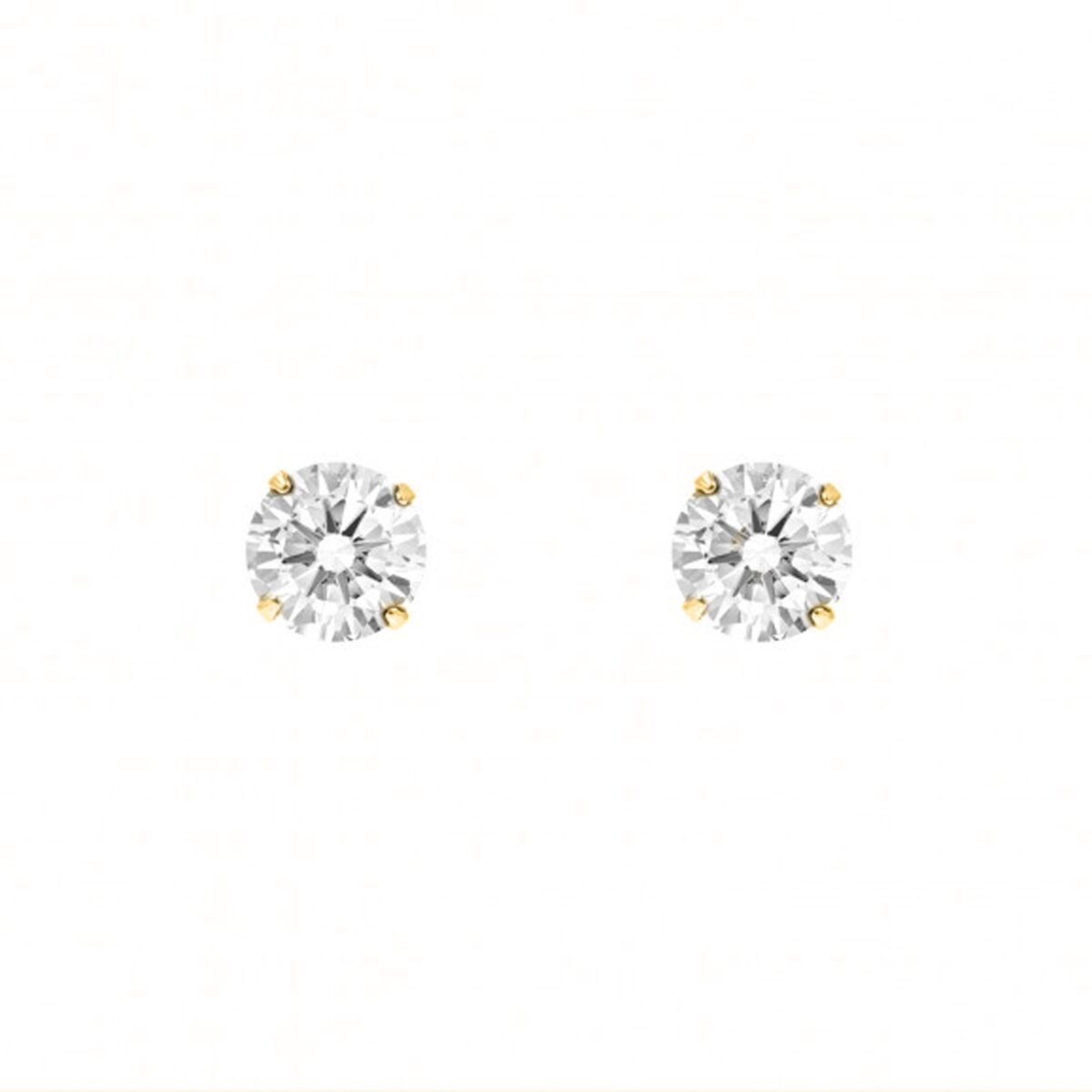Sparkle Stud Oorbellen Small Goud Kleurig