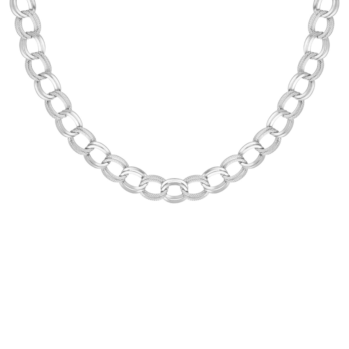 Twin chain necklace