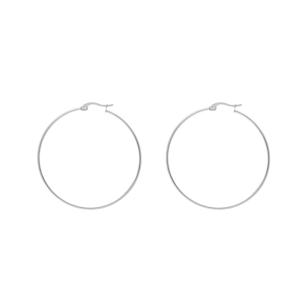 Big hoop earrings